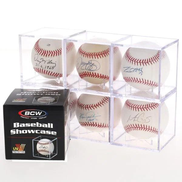 BCW Baseball Showcase with Built-In Stand - UV