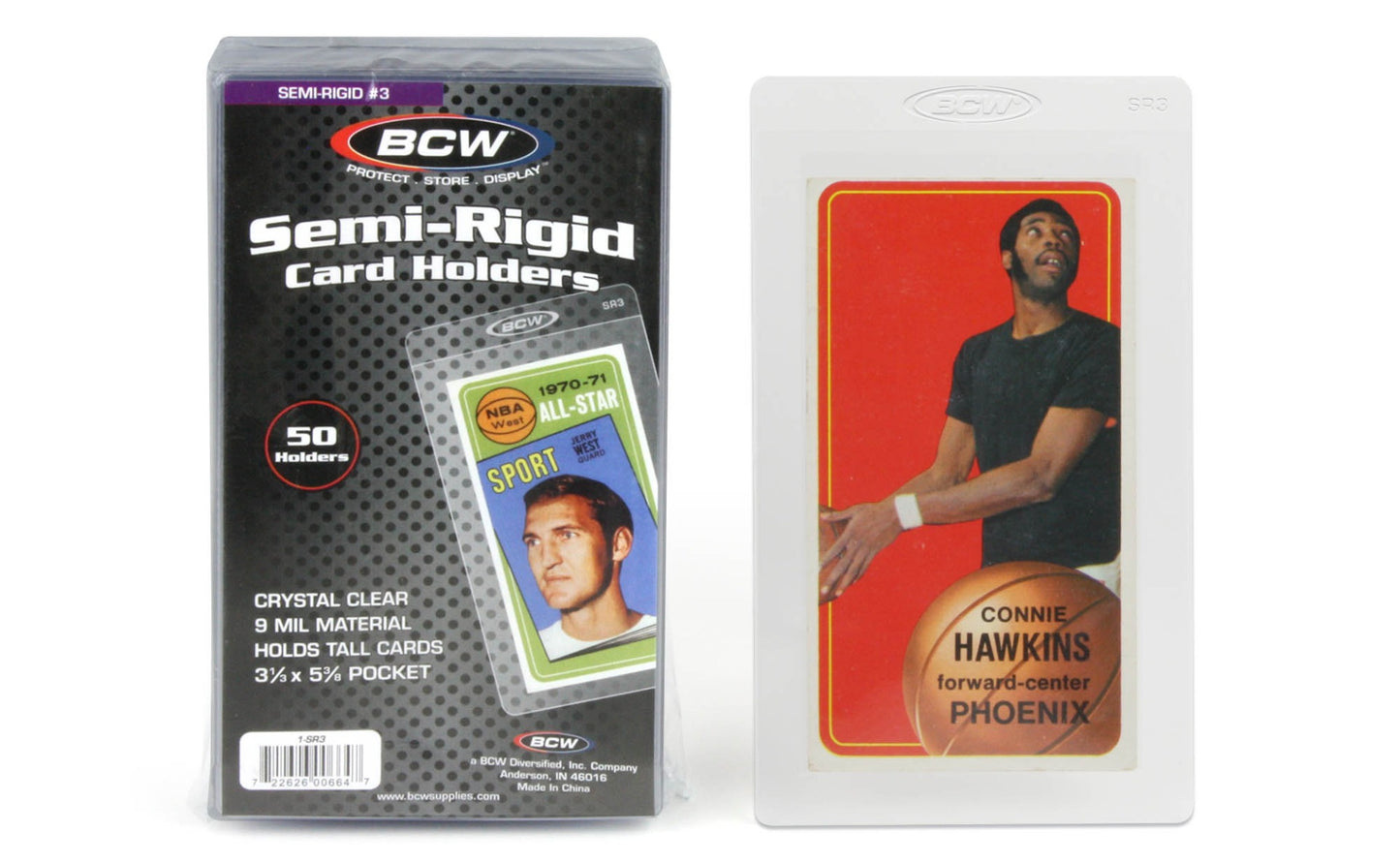 BCW Semi-Rigid Card Holder #3 PACK