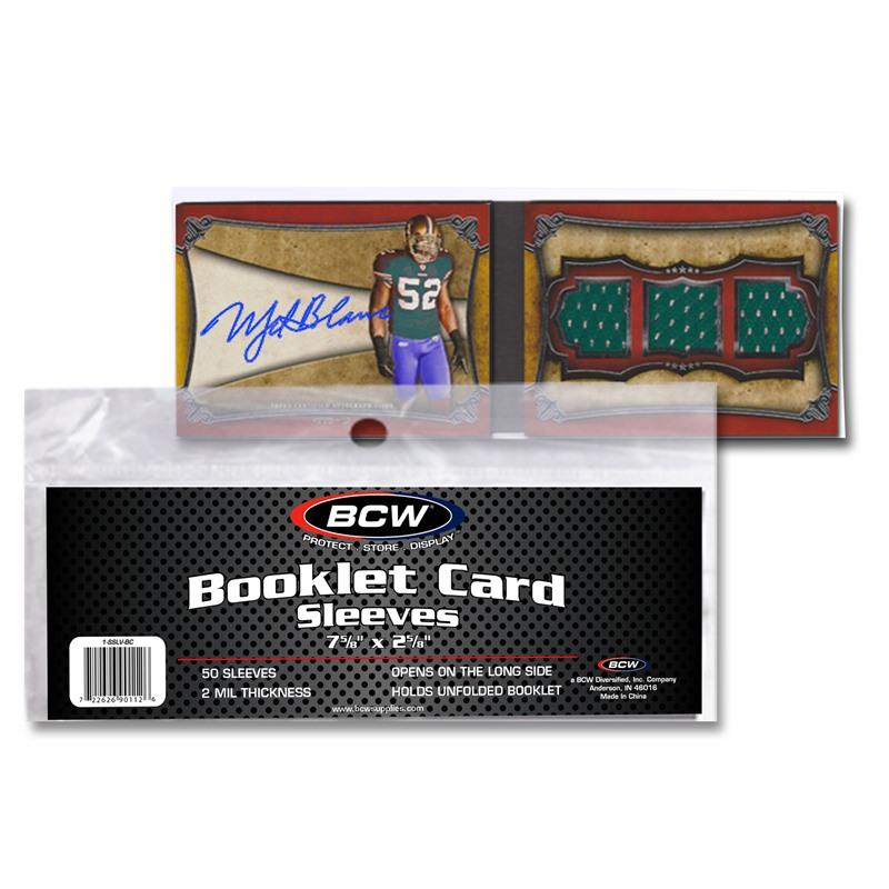 BCW Booklet Card Sleeves PACK