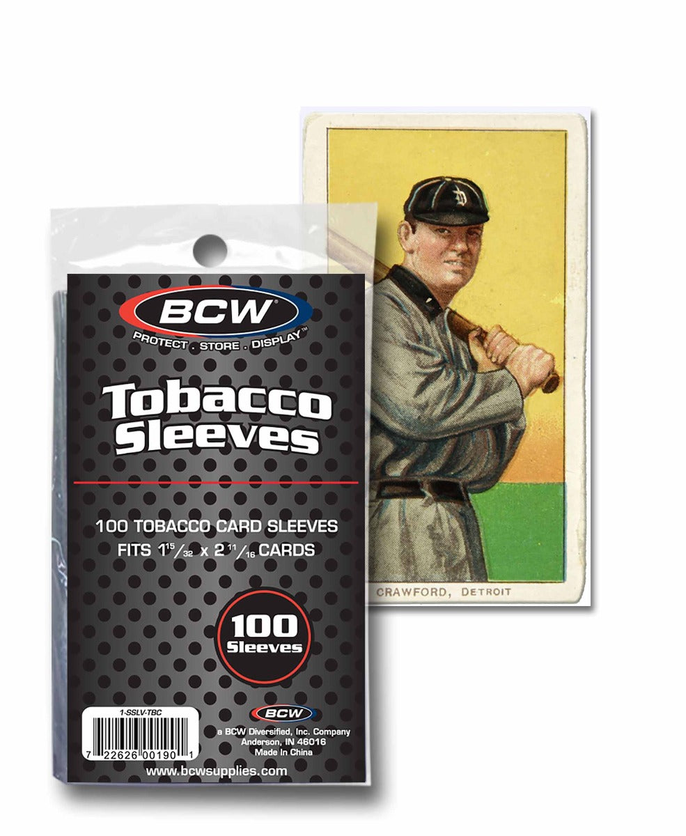 BCW Tobacco Card Sleeves PACK