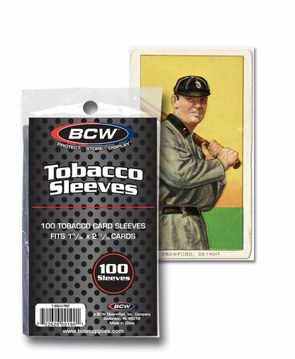 BCW Tobacco Card Sleeves PACK