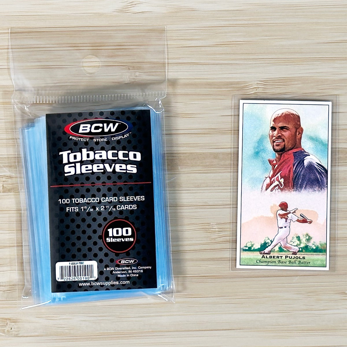 BCW Tobacco Card Sleeves PACK