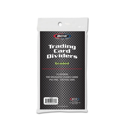 BCW Graded Trading Card Dividers PACK