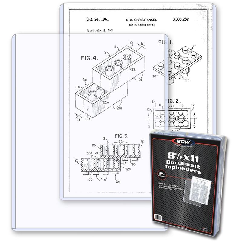 BCW 8.5x11 - Topload Holder PACK