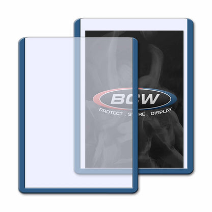 BCW 3x4 Topload Card Holder - Blue Border PACK