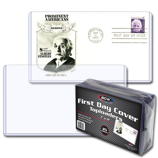 BCW First Day Cover Topload Holder PACK