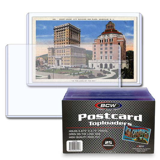 BCW Postcard Topload Holder PACK