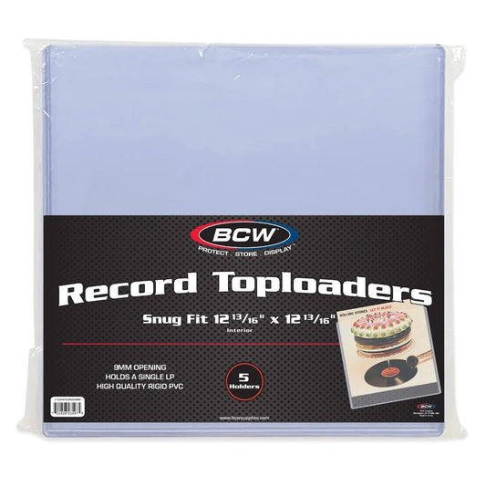 BCW 12-Inch Record Topload Holder - Snug Fit - 9MM
