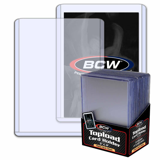 BCW Thick Card Topload Holder - 59 PT. PACK