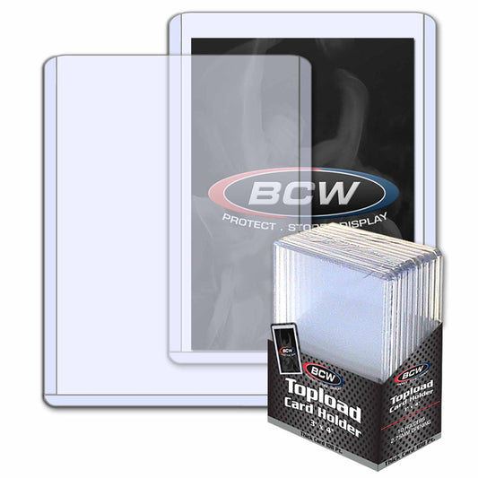 BCW Thick Card Topload Holder - 108 PT. PACK