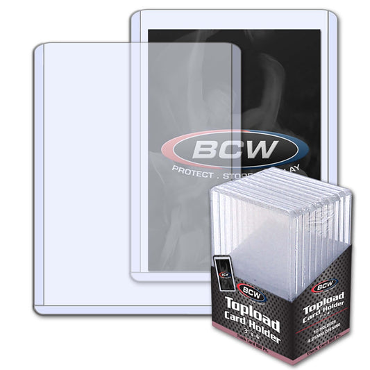 BCW Thick Card Topload Holder - 168 PT. PACK