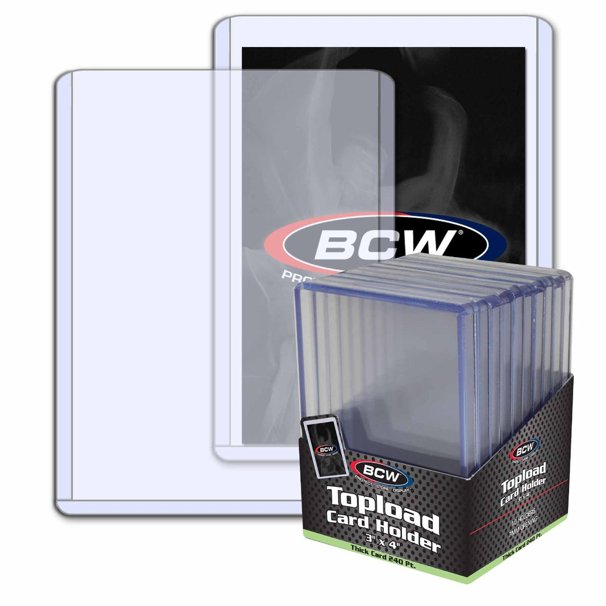 BCW Thick Card Topload Holder - 240 PT. PACK