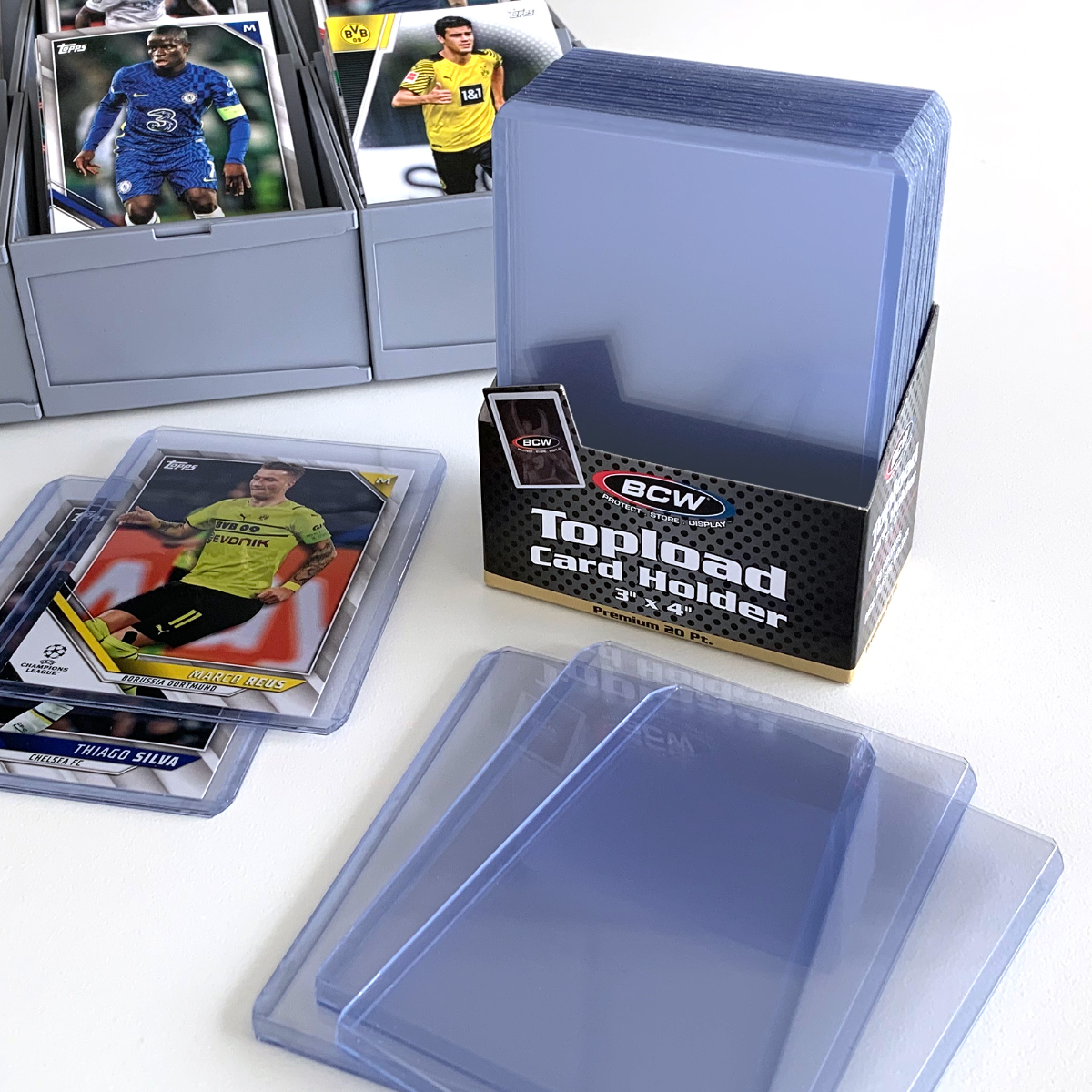 BCW 3x4 Topload Card Holder - Premium PACK