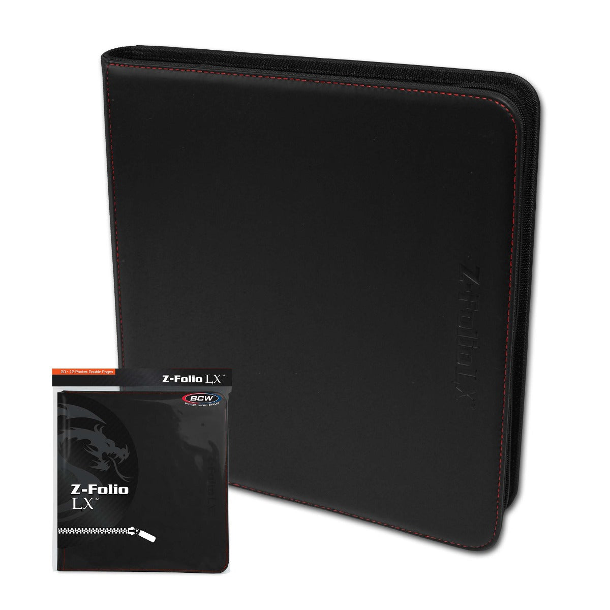 BCW Z-Folio 12-Pocket LX Album - Black EACH