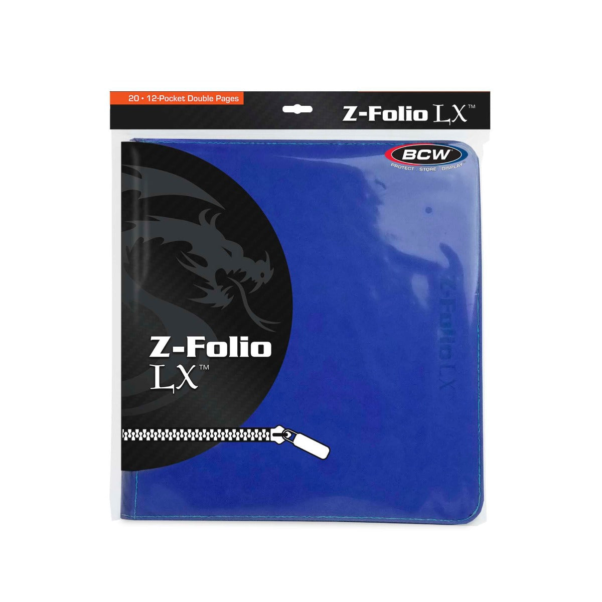 BCW Z-Folio 12-Pocket LX Album - Blue EACH