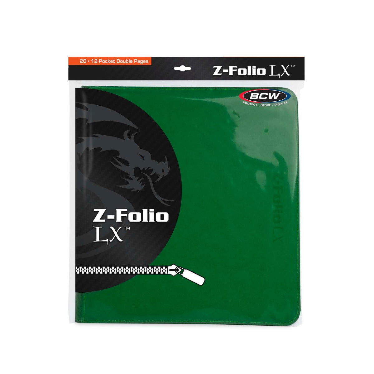 BCW Z-Folio 12-Pocket LX Album - Green EACH