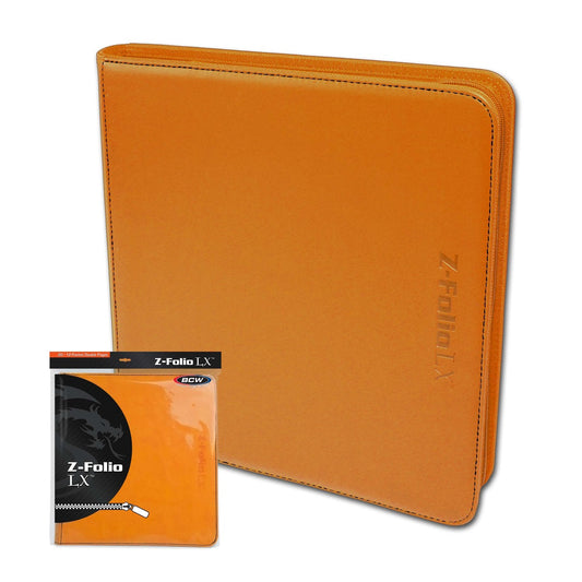 BCW Z-Folio 12-Pocket LX Album - Orange EACH