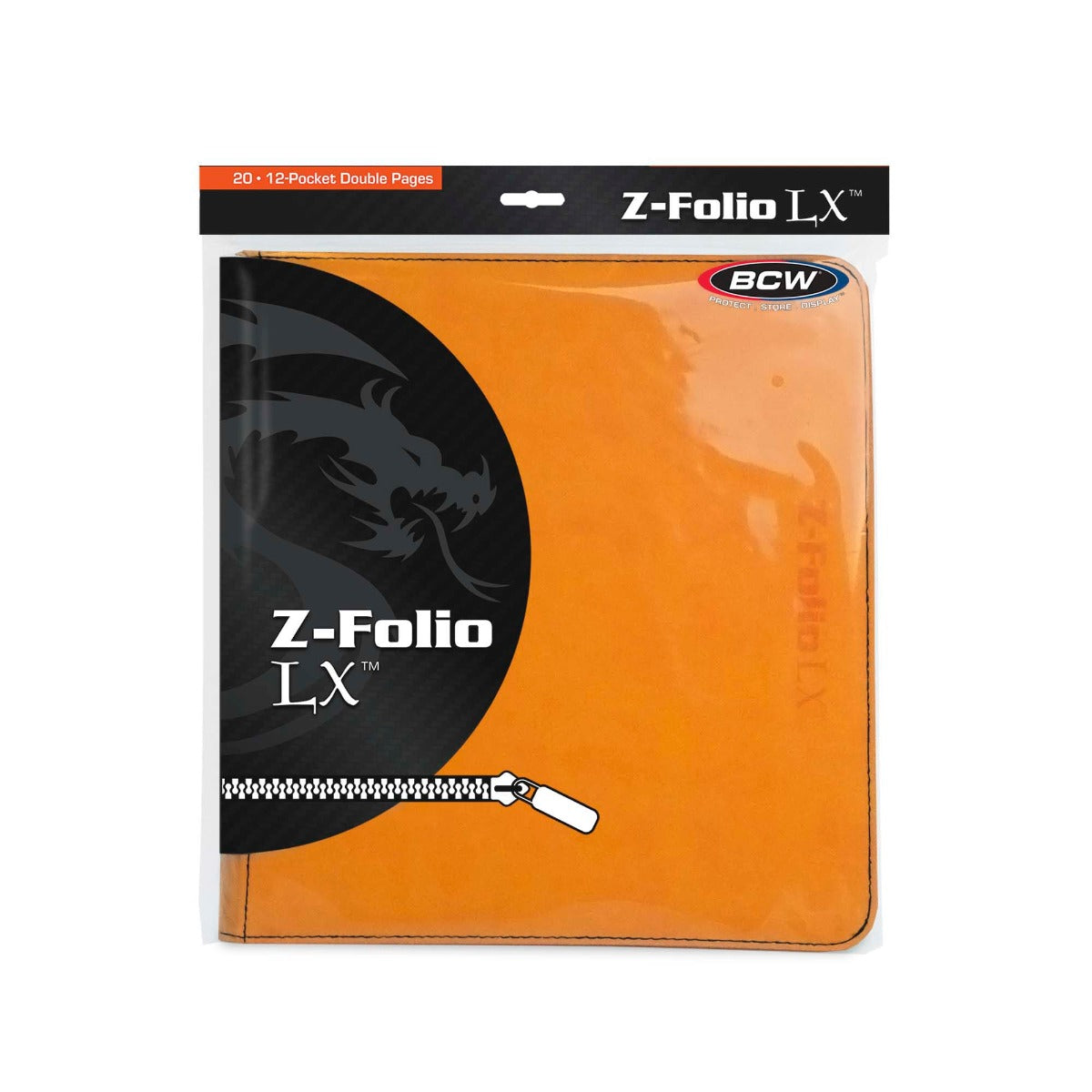 BCW Z-Folio 12-Pocket LX Album - Orange EACH