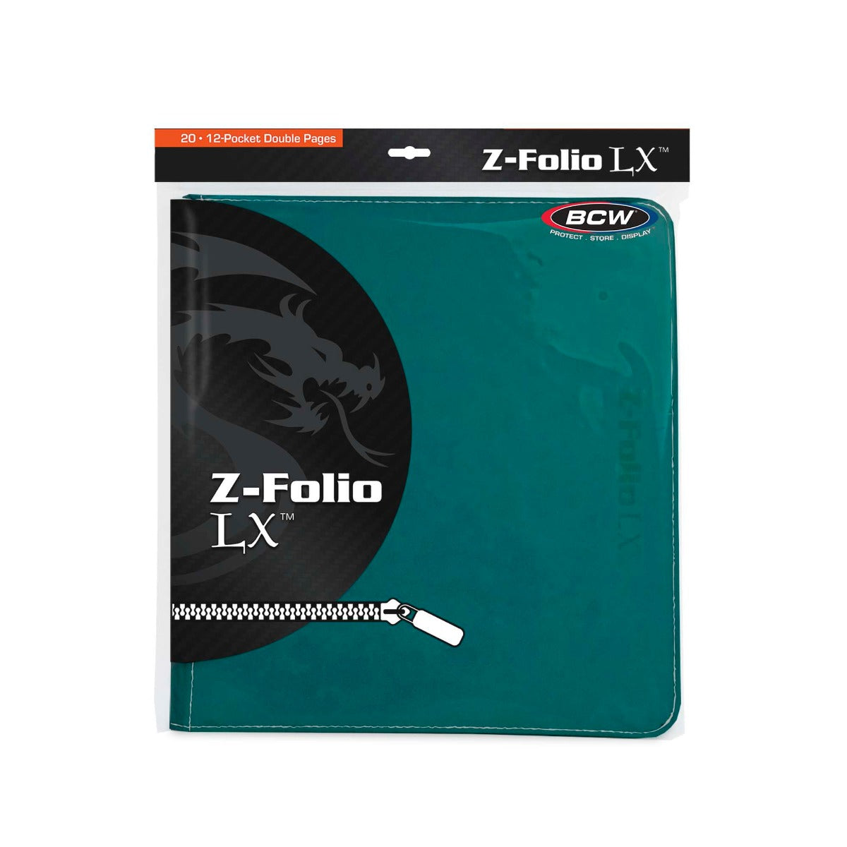 BCW Z-Folio 12-Pocket LX Album - Teal EACH