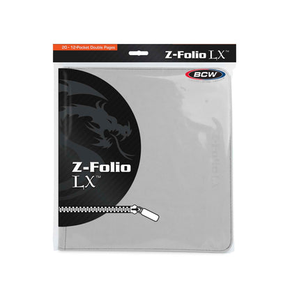 BCW Z-Folio 12-Pocket LX Album - White EACH