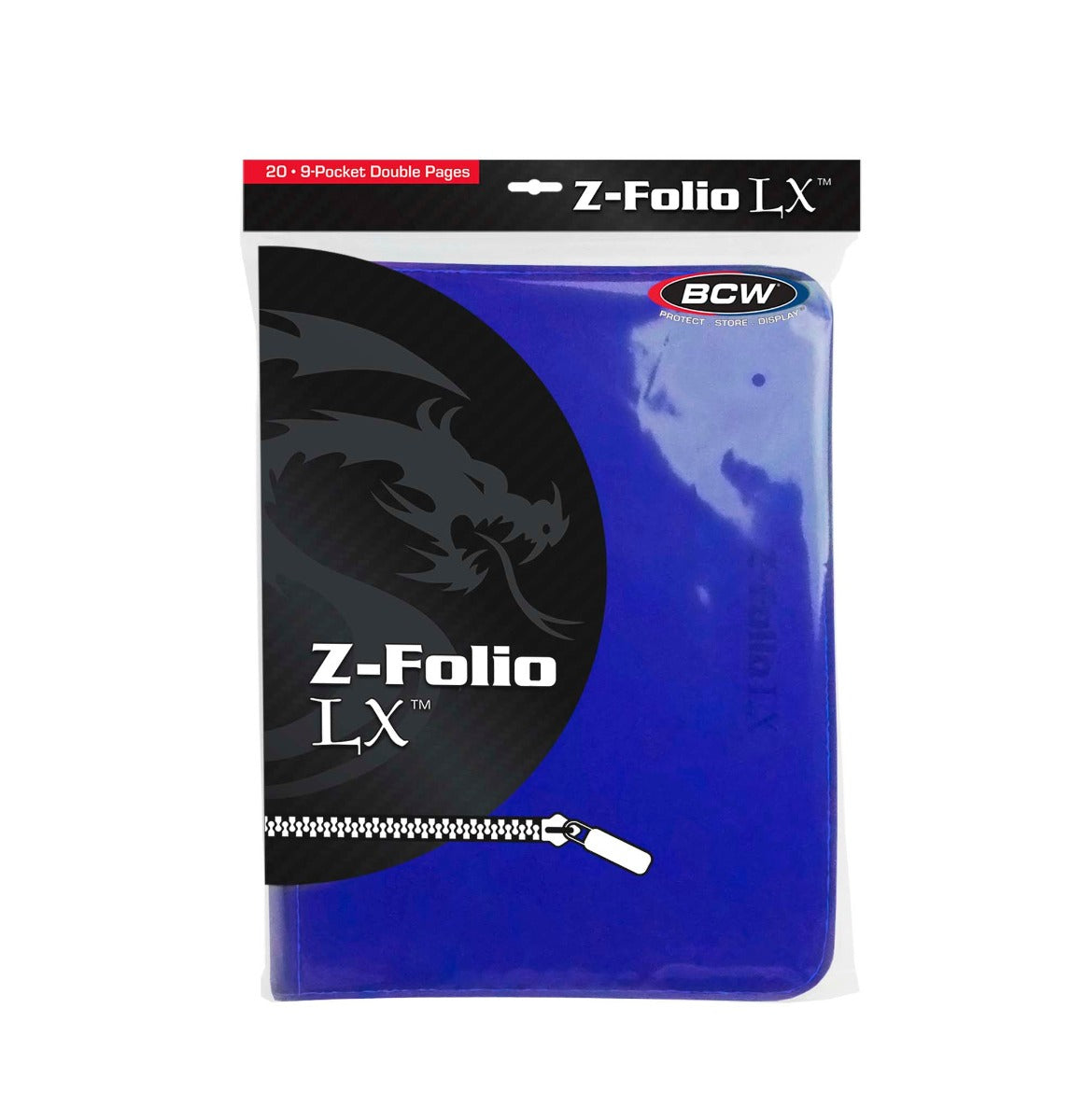 BCW Z-Folio 9-Pocket LX Album - Blue EACH