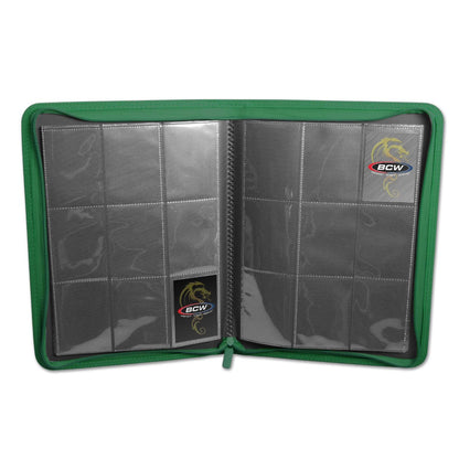 BCW Z-Folio 9-Pocket LX Album - Green EACH