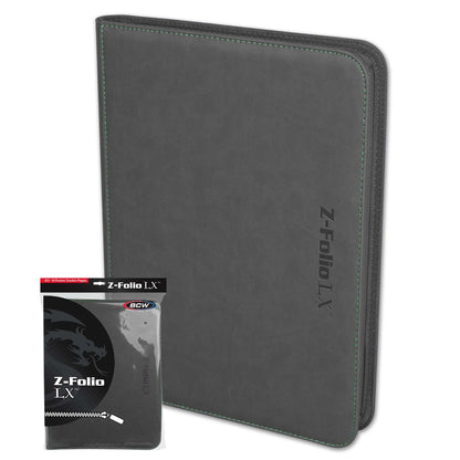 BCW Z-Folio 9-Pocket LX Album - Gray EACH