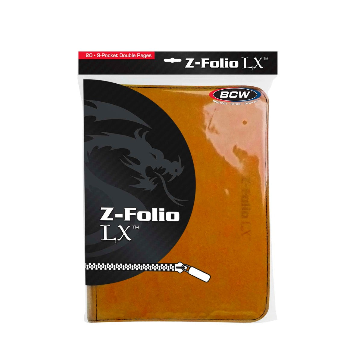 BCW Z-Folio 9-Pocket LX Album - Orange EACH