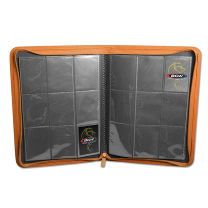 BCW Z-Folio 9-Pocket LX Album - Orange EACH