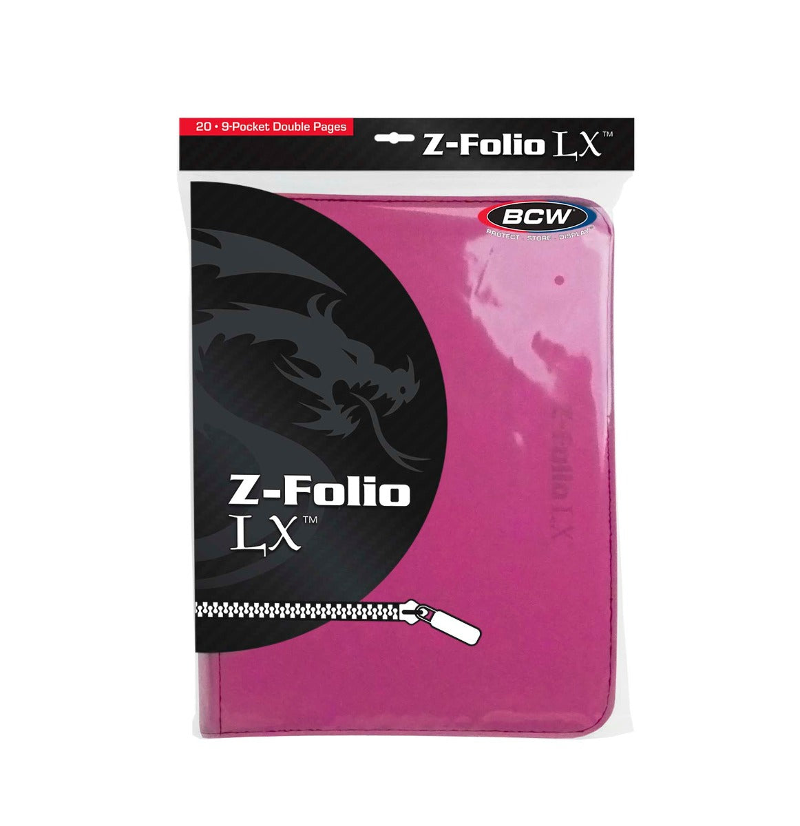 BCW Z-Folio 9-Pocket LX Album - Pink EACH