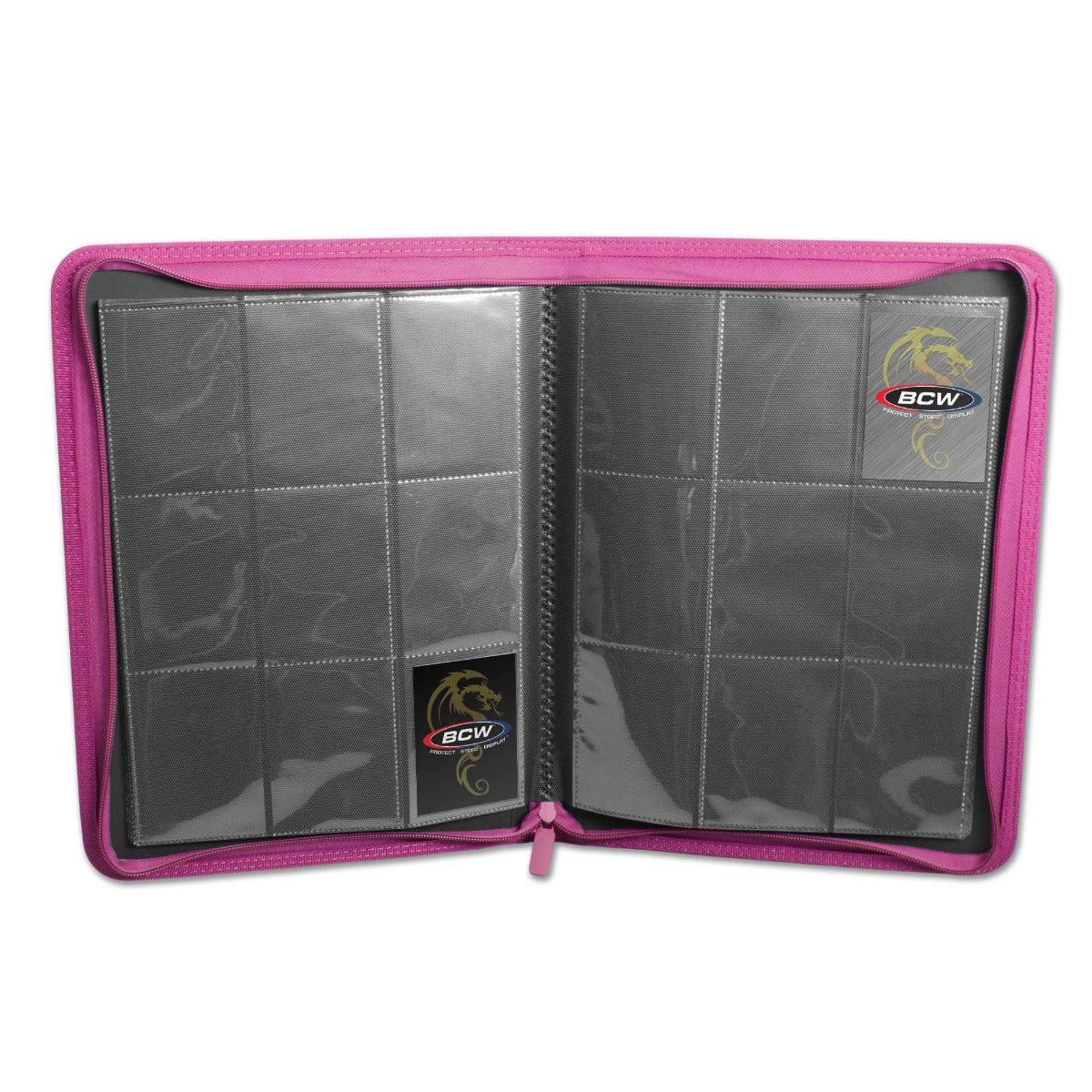 BCW Z-Folio 9-Pocket LX Album - Pink EACH