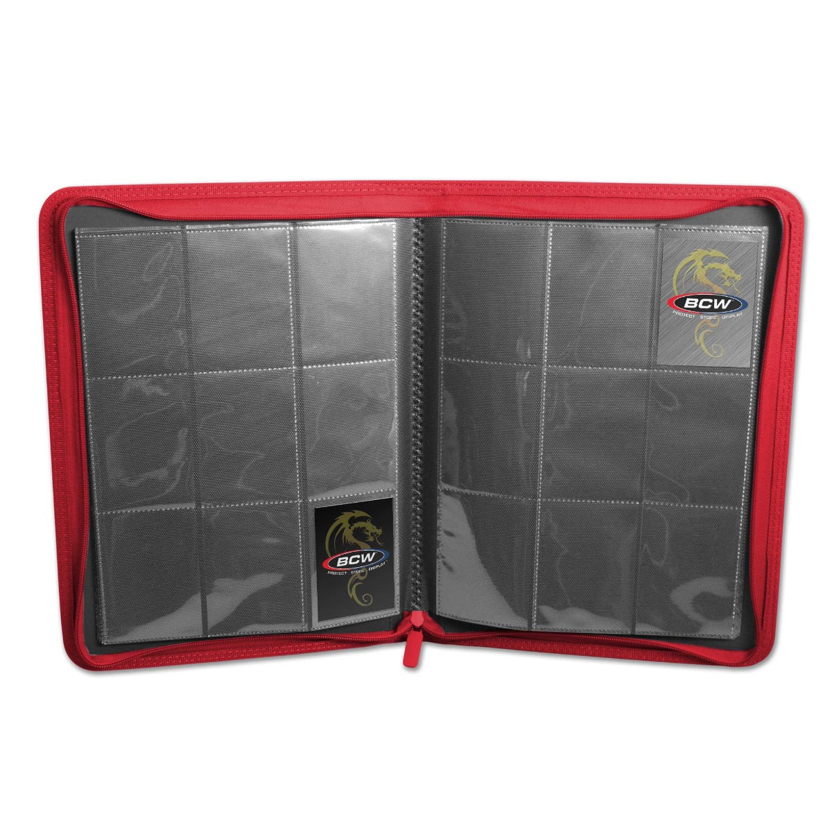 BCW Z-Folio 9-Pocket LX Album - Red EACH