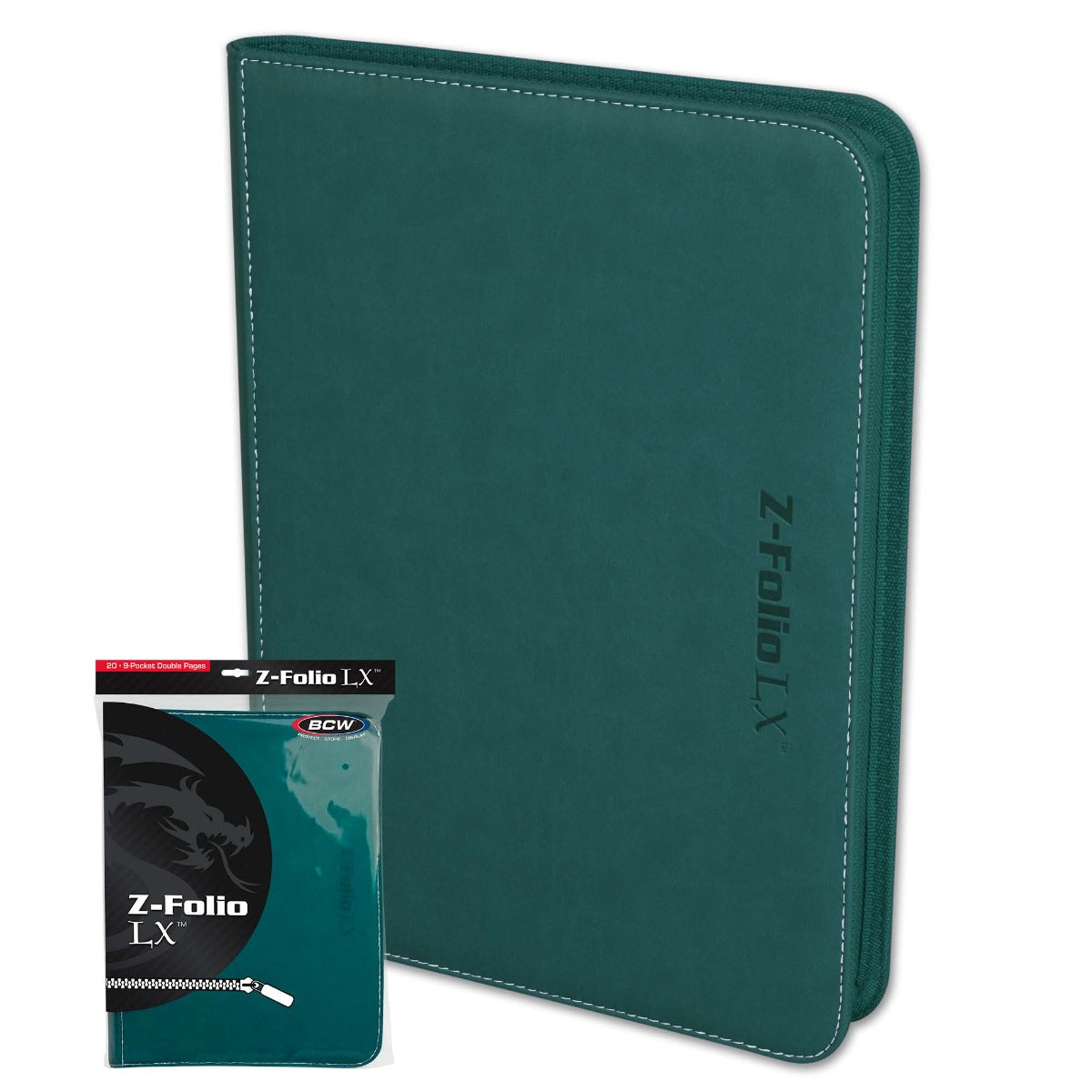 BCW Z-Folio 9-Pocket LX Album - Teal EACH