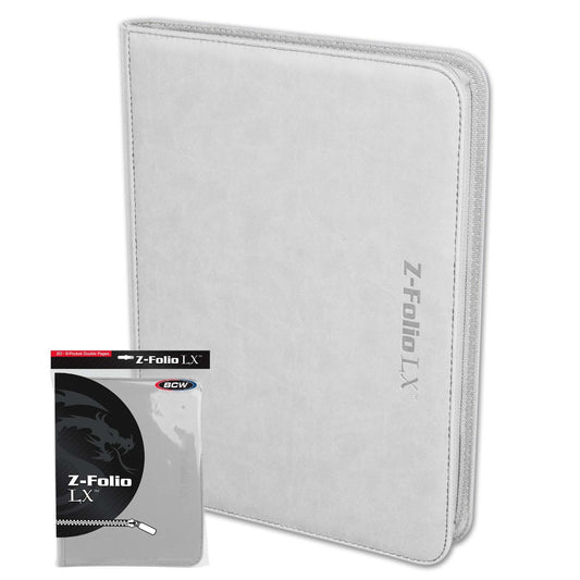 BCW Z-Folio 9-Pocket LX Album - White EACH