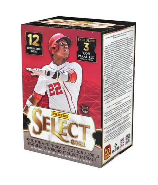 2021 Panini Select MLB Baseball Cards Blaster Box