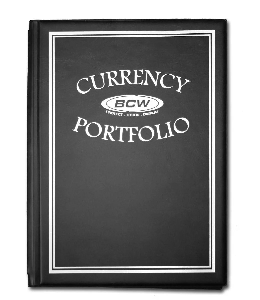 BCW Combo Album - Currency - Black