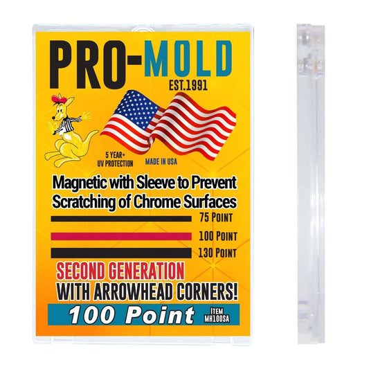 Pro-Mold Arrow Corner Magnetic Card Holder for Sleeved Card - 100 PT.