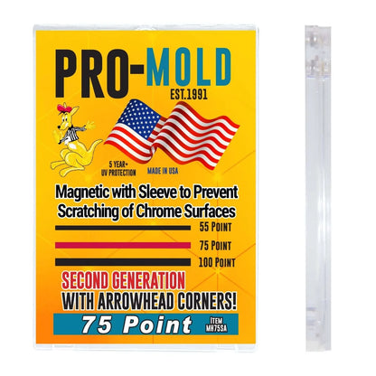 Pro-Mold Arrow Corner Magnetic Card Holder for Sleeved Card - 75 PT.