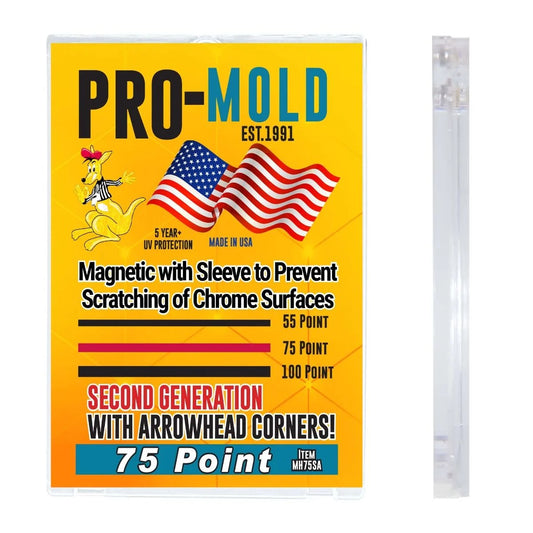 Pro-Mold Arrow Corner Magnetic Card Holder for Sleeved Card - 75 PT.