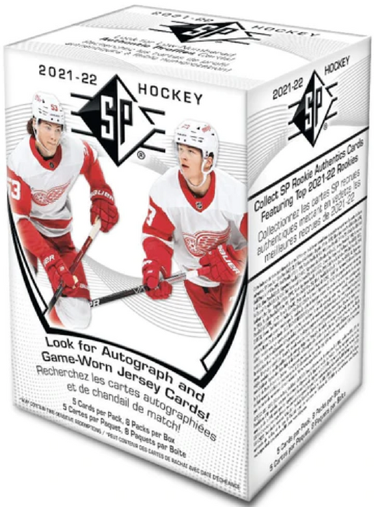 2021-22 Upper Deck SP NHL Hockey Cards Blaster Box